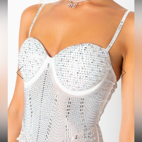 Akira Rhinestone Dress - Picture 2 of 3